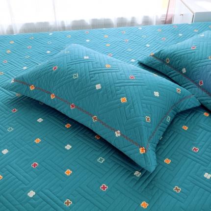 OL 2021新款13372全棉夹棉活性印染单品枕套 雅宝-兰