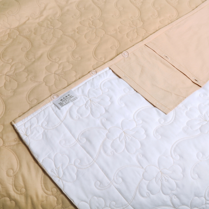 91家纺网 家纺一手货源 找家纺 OL家纺2020欧式轻奢丝加棉贡缎大提花床盖四件套 别样年华