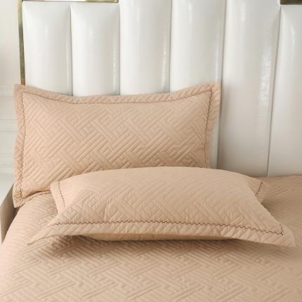 （总）OL 2020长绒棉60S肌理纹全棉婚庆夹棉单枕套