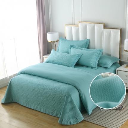 91家纺网 家纺一手货源 找家纺 （总）OL 2020长绒棉60S肌理纹全棉婚庆夹棉单被套