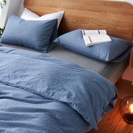 全棉色织水洗棉纯棉四件套床上用品学生三件套宿舍床单被套床笠款