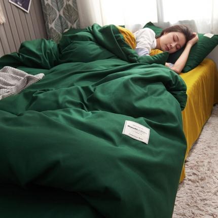 91家纺网 家纺一手货源 找家纺 （总）水墨江南 网红同款北欧风纯色磨毛四件套学生套件多规格