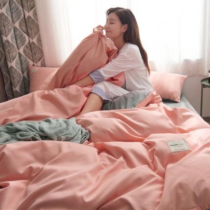 91家纺网 家纺一手货源 找家纺 （总）水墨江南 网红同款北欧风纯色磨毛四件套学生套件多规格