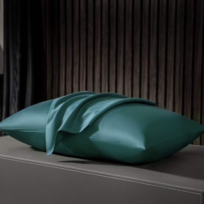 91家纺网 家纺一手货源 找家纺 绵庭家纺 2020新款素色长绒棉枕套 莫兰迪