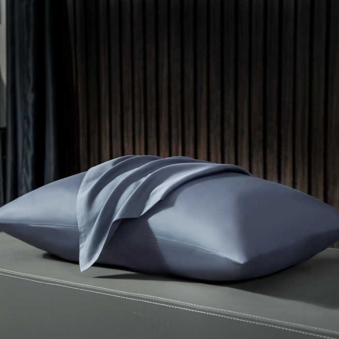 91家纺网 家纺一手货源 找家纺 绵庭家纺 2020新款素色长绒棉枕套 宾利兰