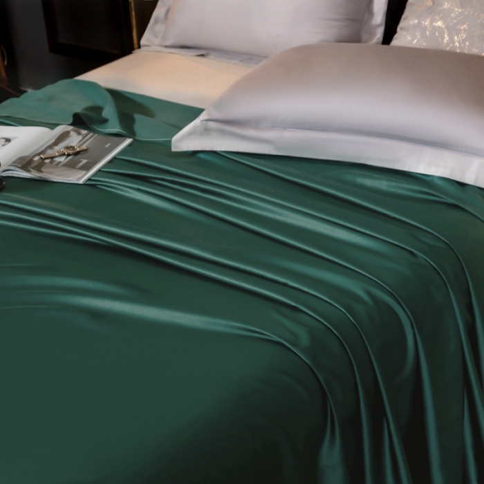 91家纺网 家纺一手货源 找家纺 绵庭家纺 2020新款素色长绒棉单品床单 莫兰迪