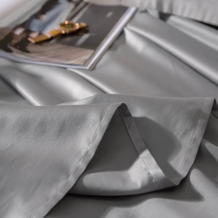 91家纺网 家纺一手货源 找家纺 绵庭家纺 2020新款素色长绒棉单品床单 浅灰