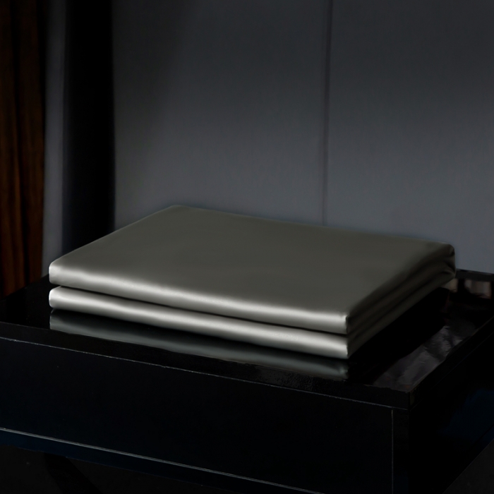 91家纺网 家纺一手货源 找家纺 绵庭家纺 2020新款素色长绒棉单品被套 高级灰