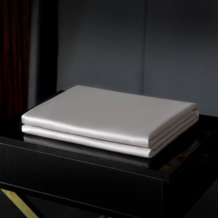 91家纺网 家纺一手货源 找家纺 绵庭家纺 2020新款素色长绒棉单品被套 浅灰