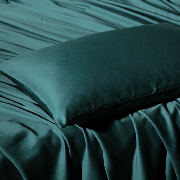 91家纺网 家纺一手货源 找家纺 绵庭家纺 2020新款素色长绒棉四件套 莫兰迪