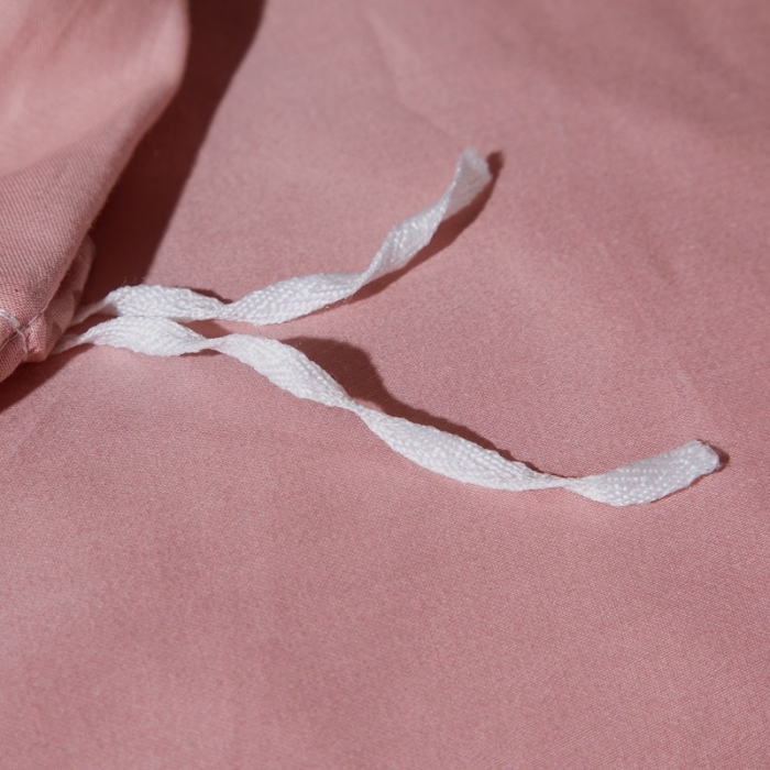 91家纺网 家纺一手货源 找家纺 绵庭家纺 2020新款素色长绒棉四件套 紫豆沙