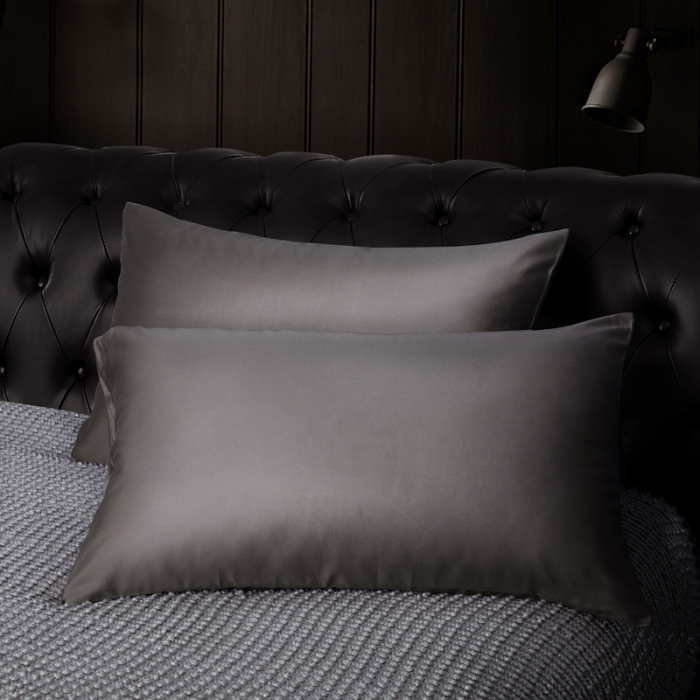 91家纺网 家纺一手货源 找家纺 绵庭家纺 2020新款素色长绒棉四件套 高级灰