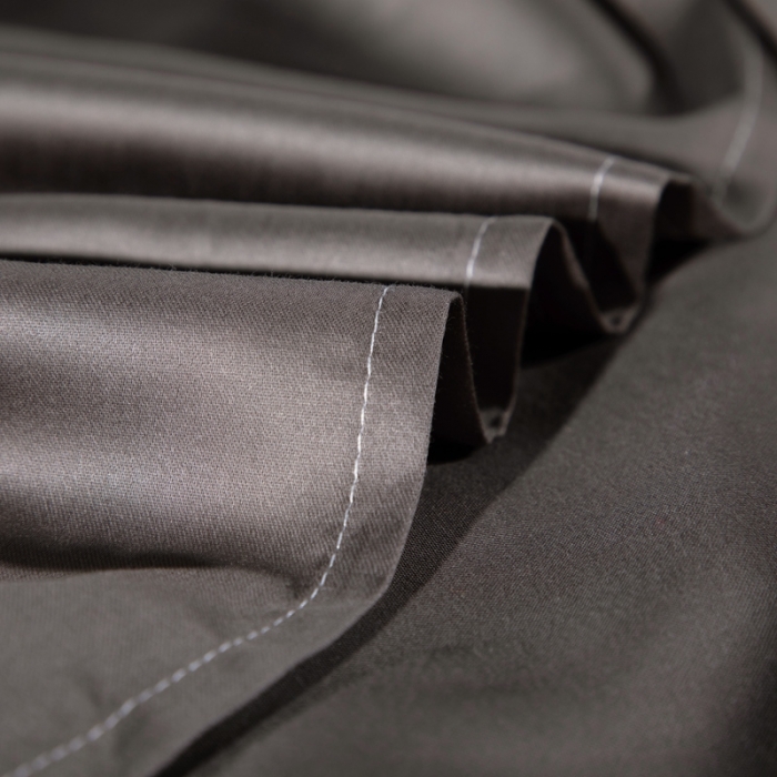 91家纺网 家纺一手货源 找家纺 绵庭家纺 2020新款素色长绒棉四件套 高级灰