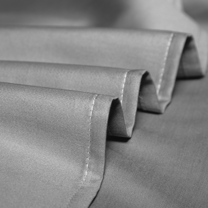 91家纺网 家纺一手货源 找家纺 绵庭家纺 2020新款素色长绒棉四件套 浅灰