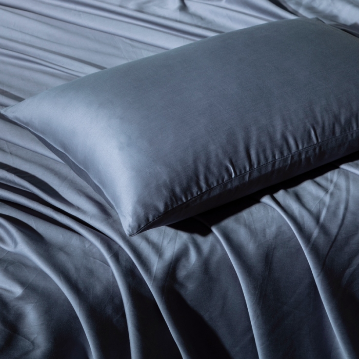 91家纺网 家纺一手货源 找家纺 绵庭家纺 2020新款素色长绒棉四件套 宾利兰