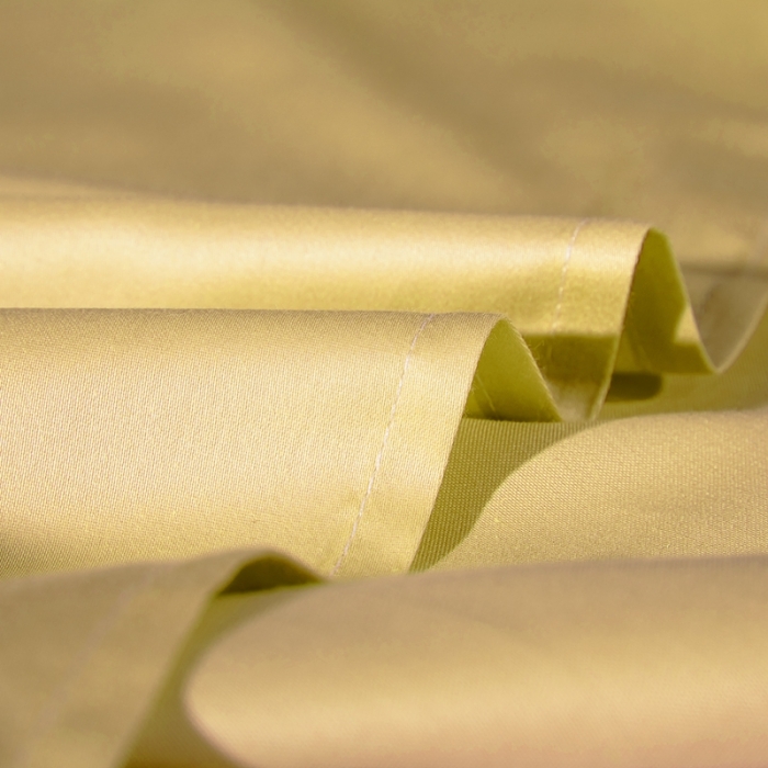 91家纺网 家纺一手货源 找家纺 绵庭家纺 2020新款素色长绒棉四件套 柠檬黄