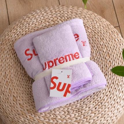 2023新款SupermeLv联名毛巾浴巾套装超柔秒吸水