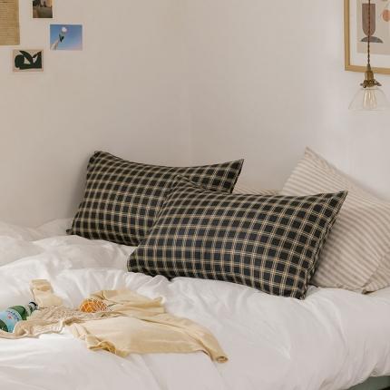 91家纺网 家纺一手货源 找家纺 艾沁 2020新款13372全棉枕套48*74cm 罗马格