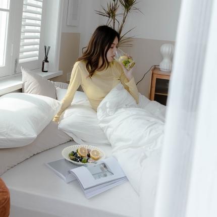 91家纺网 家纺一手货源 找家纺 （总）华超针织 2021新款针织纯色四件套（纯色1）