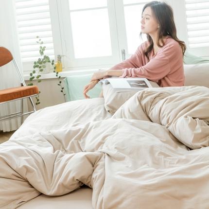 91家纺网 家纺一手货源 找家纺 （总）华超针织 2021新款针织纯色四件套（纯色1）