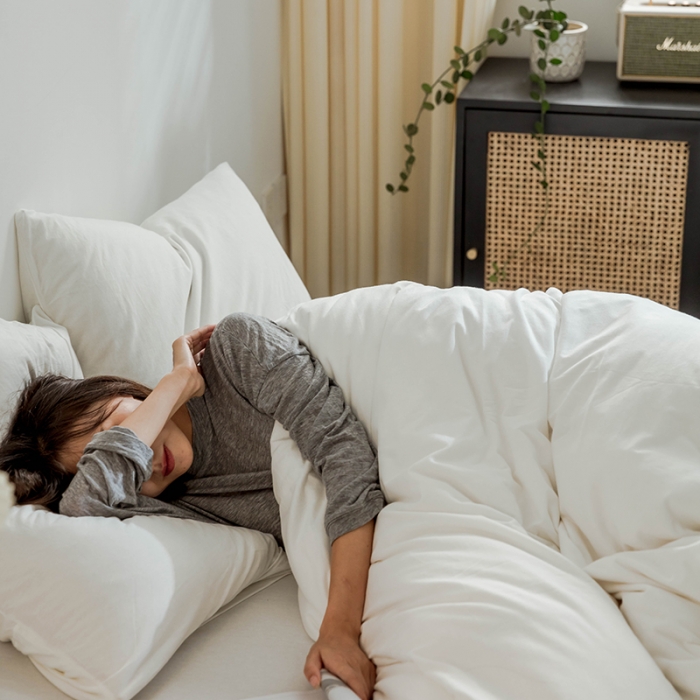 91家纺网 家纺一手货源 找家纺 华超针织 2021新款针织纯色四件套（纯色2） 白色