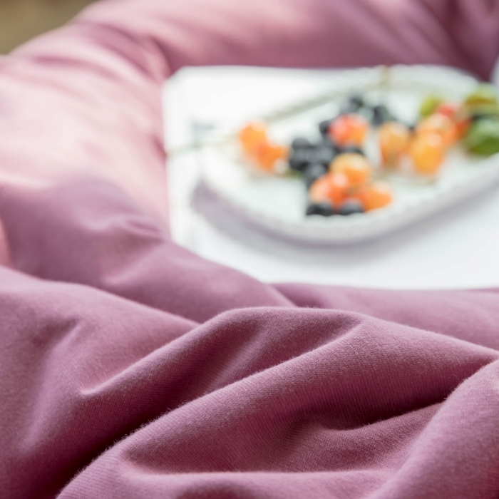 91家纺网 家纺一手货源 找家纺 华超针织 2021新款针织纯色四件套1 豆沙