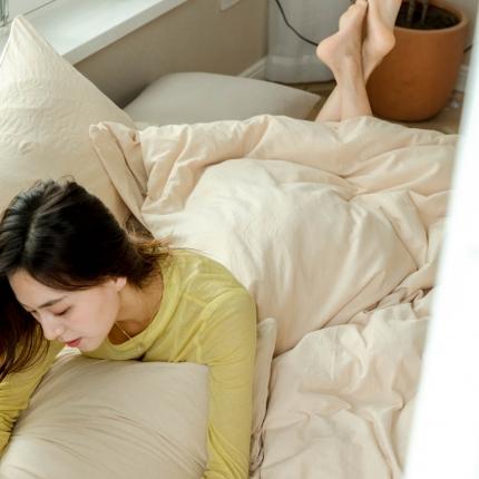 华超针织 2021新款针织纯色四件套1 奶茶