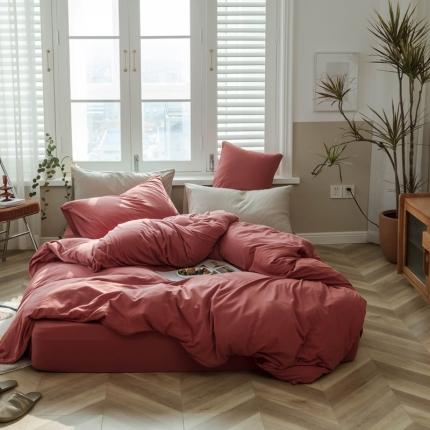 91家纺网 家纺一手货源 找家纺 （总）华超针织 2021新款针织纯色单被套1