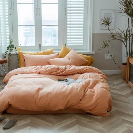 91家纺网 家纺一手货源 找家纺 （总）华超针织 2021新款针织纯色单被套1