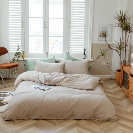 91家纺网 家纺一手货源 找家纺 （总）华超针织 2021新款针织纯色单被套1