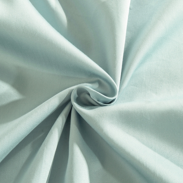 91家纺网 家纺一手货源 找家纺 小米笠 2021新款60支长绒棉纯色床笠三件套床盖床单可定制四季款 薄荷绿