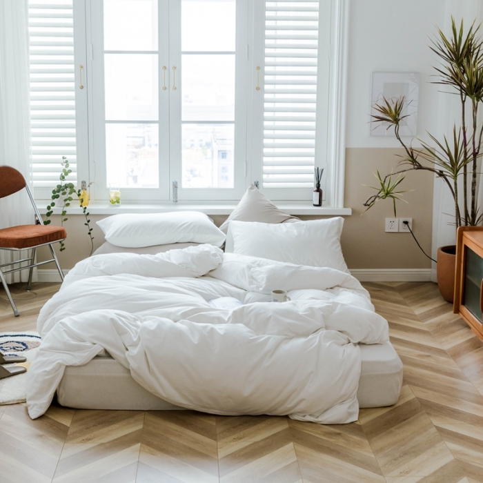 91家纺网 家纺一手货源 找家纺 （总）华超针织 2021新款针织纯色单床笠1