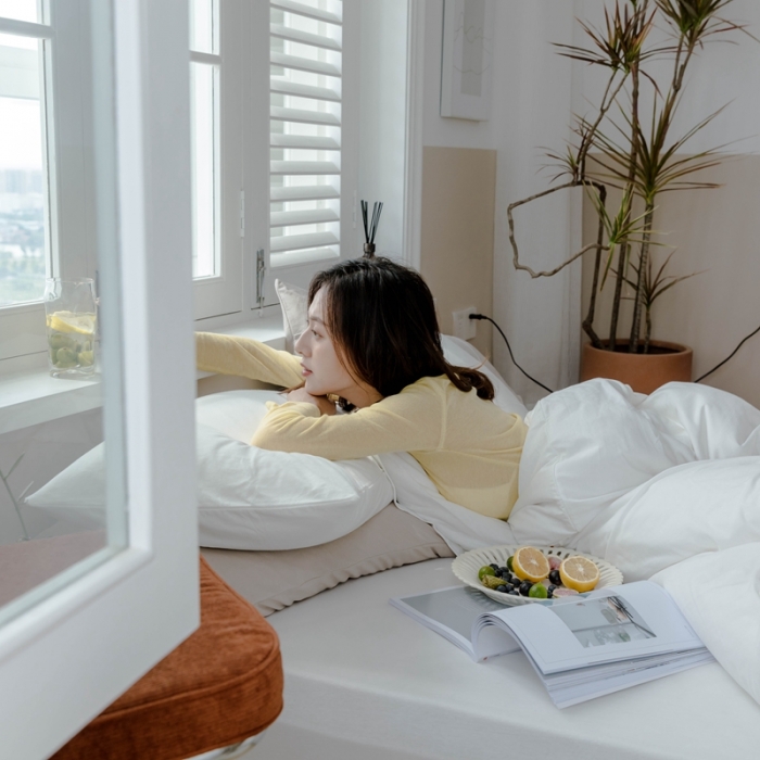 91家纺网 家纺一手货源 找家纺 华超针织 2021新款针织纯色单床笠1 白色