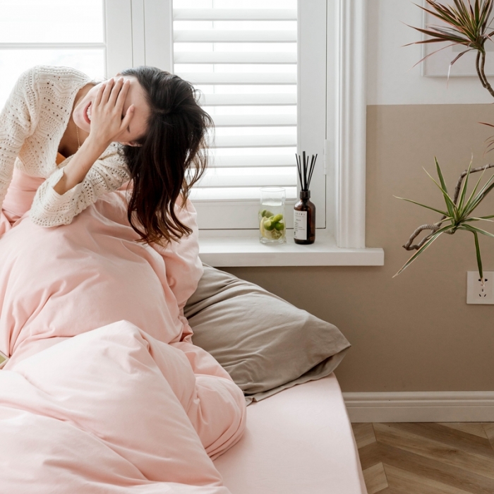 91家纺网 家纺一手货源 找家纺 华超针织 2021新款针织纯色单床单1 嫩粉