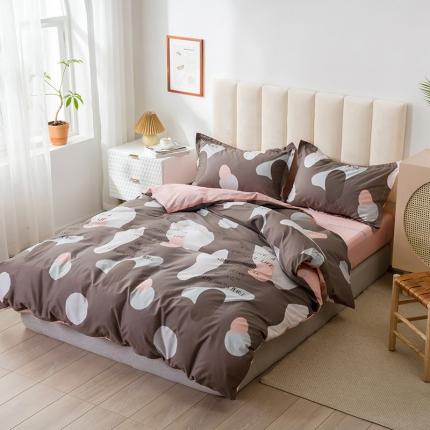 91家纺网 家纺一手货源 找家纺 （总）星期三 2020年7月新款全棉13372四件套（加老板微信有会员价）