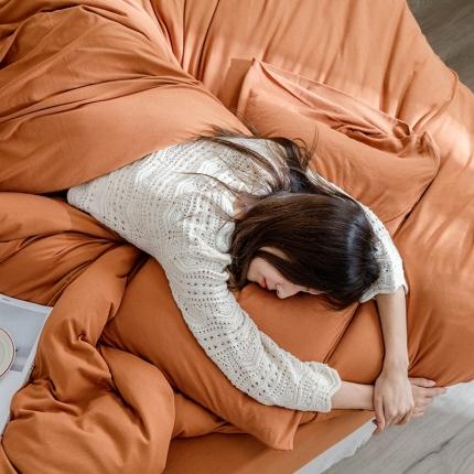 91家纺网 家纺一手货源 找家纺 （总）华超针织 2021新款针织纯色四件套2