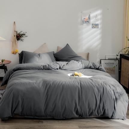 91家纺网 家纺一手货源 找家纺 （总) 华超针织 2021新款针织纯色单被套