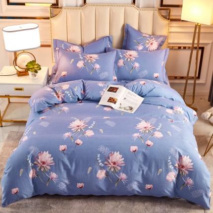 91家纺网 家纺一手货源 找家纺 （总）雲归梦 2020新款全棉加厚磨毛四件套