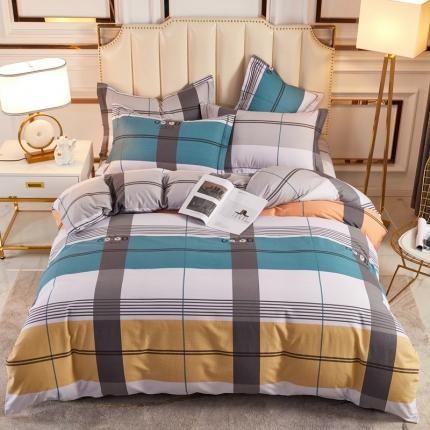 91家纺网 家纺一手货源 找家纺 （总）雲归梦 2020新款全棉加厚磨毛四件套