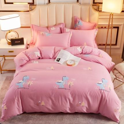 91家纺网 家纺一手货源 找家纺 （总）雲归梦 2020新款全棉加厚磨毛四件套