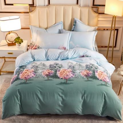 91家纺网 家纺一手货源 找家纺 （总）雲归梦 2020新款全棉加厚磨毛四件套