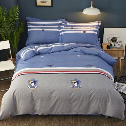 91家纺网 家纺一手货源 找家纺 （总）雲归梦 2020新款全棉加厚磨毛四件套