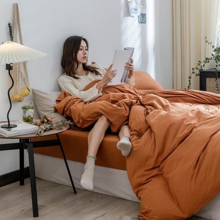 91家纺网 家纺一手货源 找家纺 （总）华超针织 2021新款针织纯色单床笠2