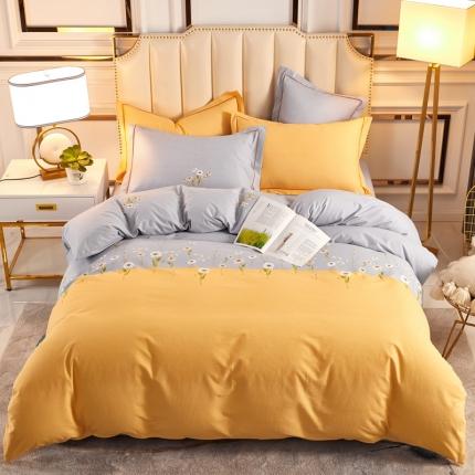 91家纺网 家纺一手货源 找家纺 （总）雲归梦 2020新款全棉加厚磨毛四件套