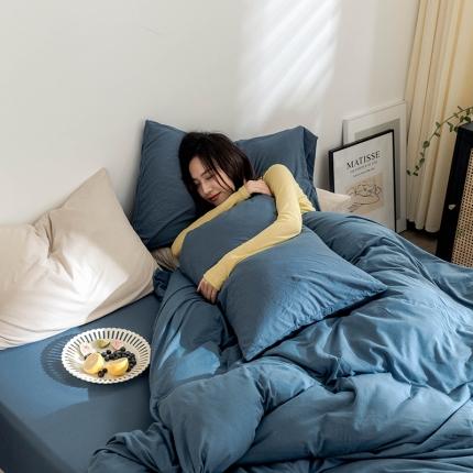 91家纺网 家纺一手货源 找家纺 （总）华超针织 2021新款针织纯色单床单2