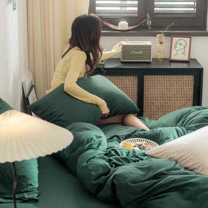 91家纺网 家纺一手货源 找家纺 （总）华超针织 2021新款针织纯色单床单2