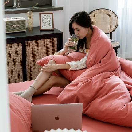 91家纺网 家纺一手货源 找家纺 （总）华超针织 2021新款针织纯色单床单2