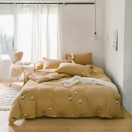 91家纺网 家纺一手货源 找家纺 （总）风向标 2020新款第二季针织棉四件套