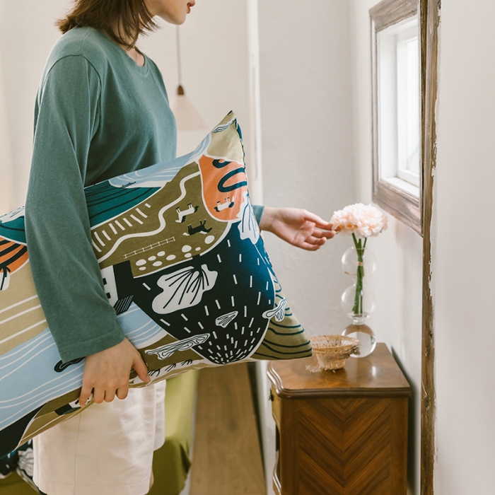 91家纺网 家纺一手货源 找家纺 （总）风向标 2020新款第二季针织棉四件套