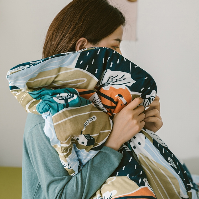 91家纺网 家纺一手货源 找家纺 （总）风向标 2020新款第二季针织棉四件套